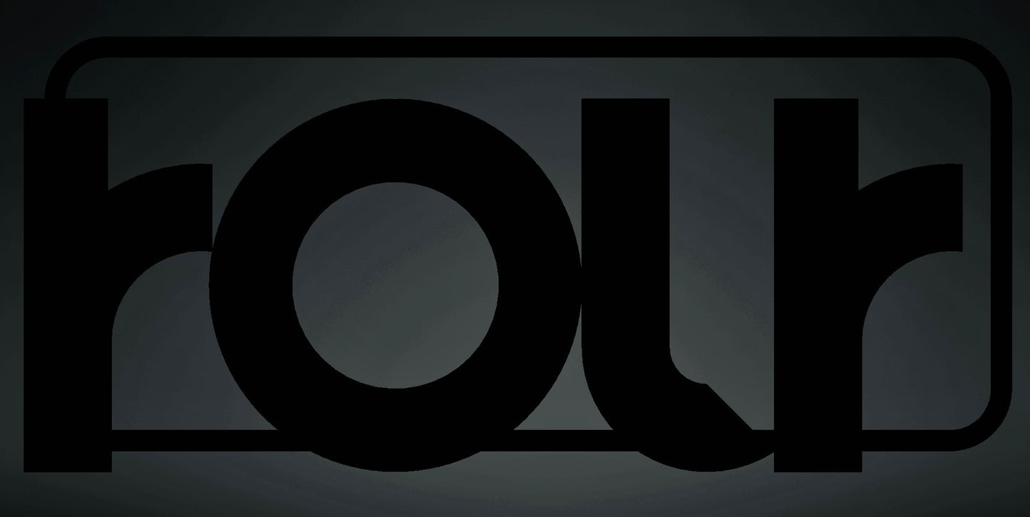 ROLR Sticker - Black on White
